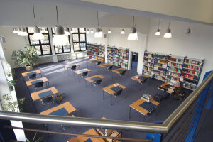 Lesesaal von Empore aus